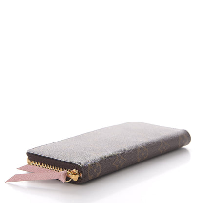Louis Vuitton Monogram Clemence Wallet Rose Ballerine 4 of 10