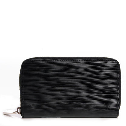 Louis Vuitton Epi Leather Zippy Compact Wallet NM Black 1 of 8