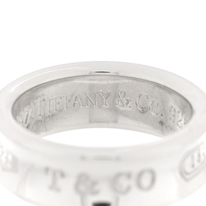 Tiffany Sterling Silver 1837 Band Ring 52 6 4 of 4