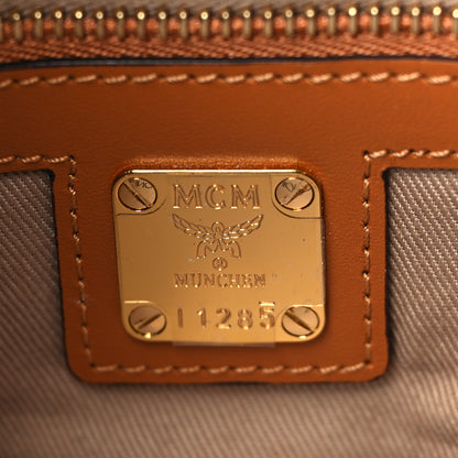 MCM Visetos Rabbit Crossbody Pouch Cognac 6 of 10