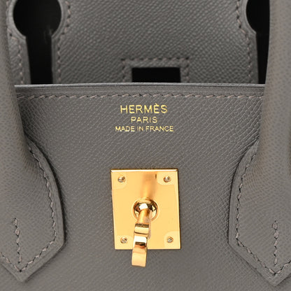 Hermes Epsom Birkin Sellier 25 Gris Meyer 6 of 13