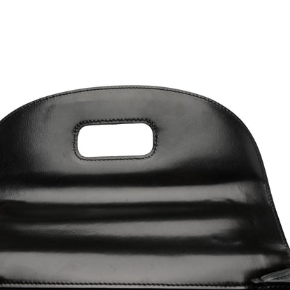 Gucci Boarded Dyana Lux Calfskin Web Monochrome Medium Bamboo 1947 Top Handle Bag Black 11 of 19