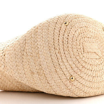 Dolce & Gabbana Woven Raffia Kendra Logo Tote Multicolor 8 of 9