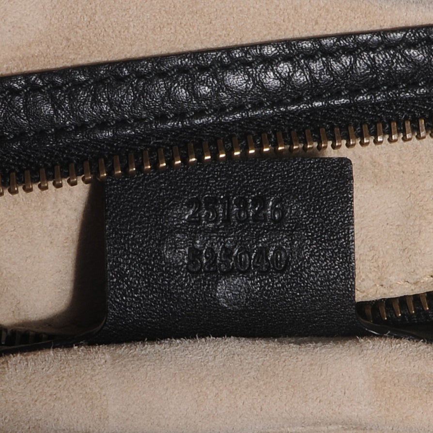 Pebbled Calfskin Medium 1973 Tote Black