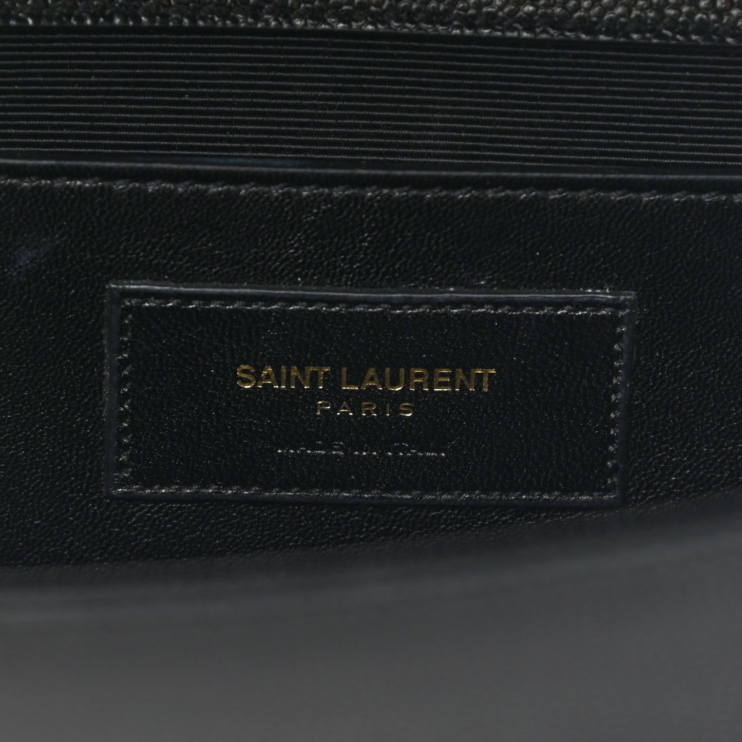 Grain De Poudre Monogram Cassandre Clutch Black