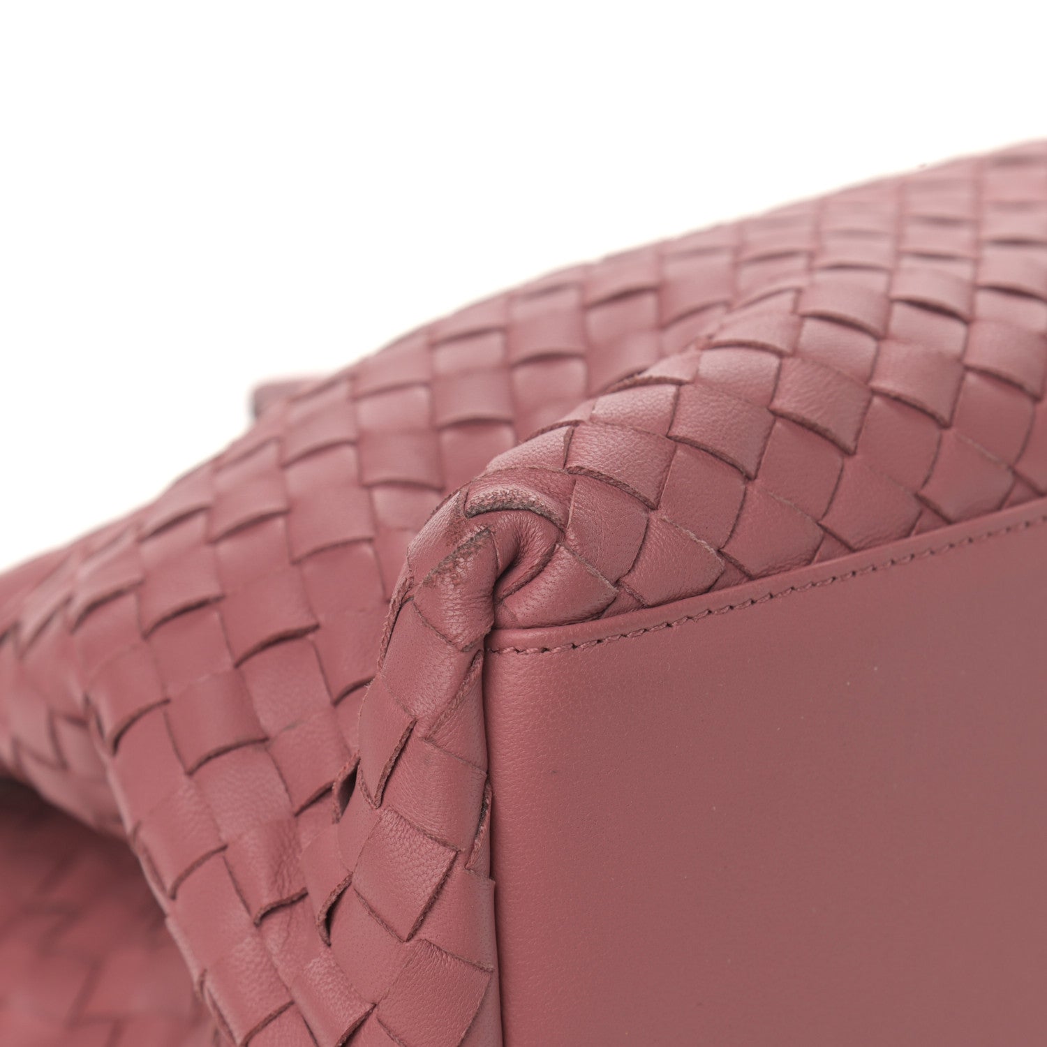 Bottega Veneta Nappa Intrecciato Tote Rose Pink 10 of 15