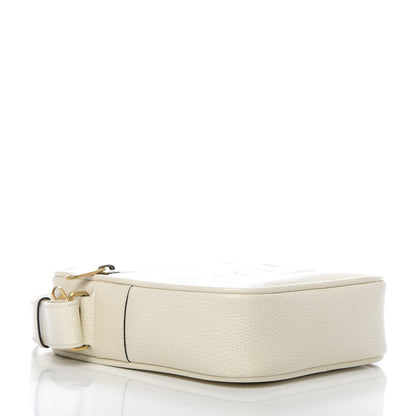 Gucci Grained Calfskin Logo Messenger Bag White 4 of 10