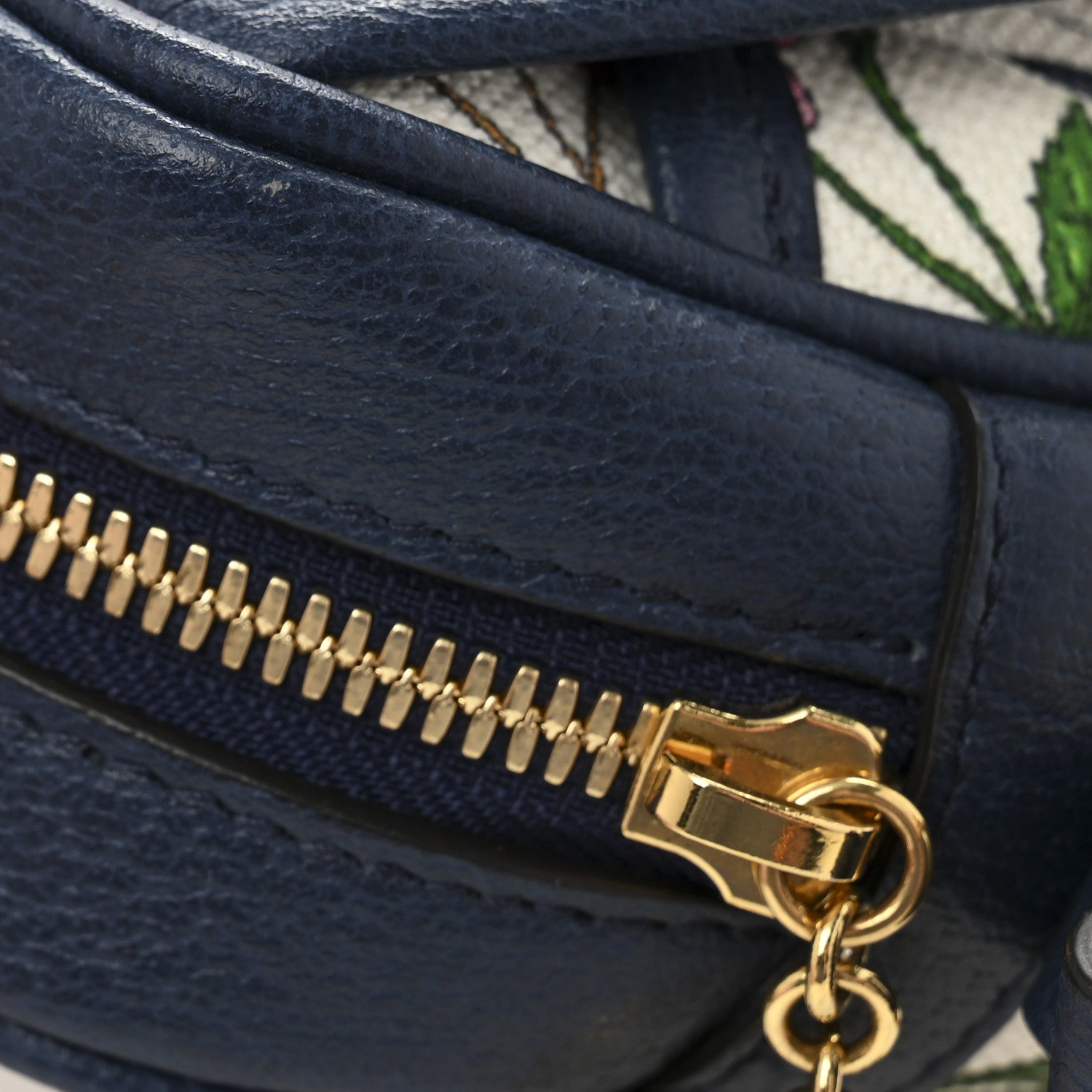 Gucci Canvas Flora Floral Shoulder Bag White Blue Agata Mulitcolor 11 of 12
