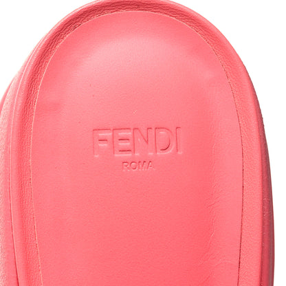 Fendi Nappa Fashion Show Platform 140mm Slide Sandals 37 Pink Dalia 7 of 8