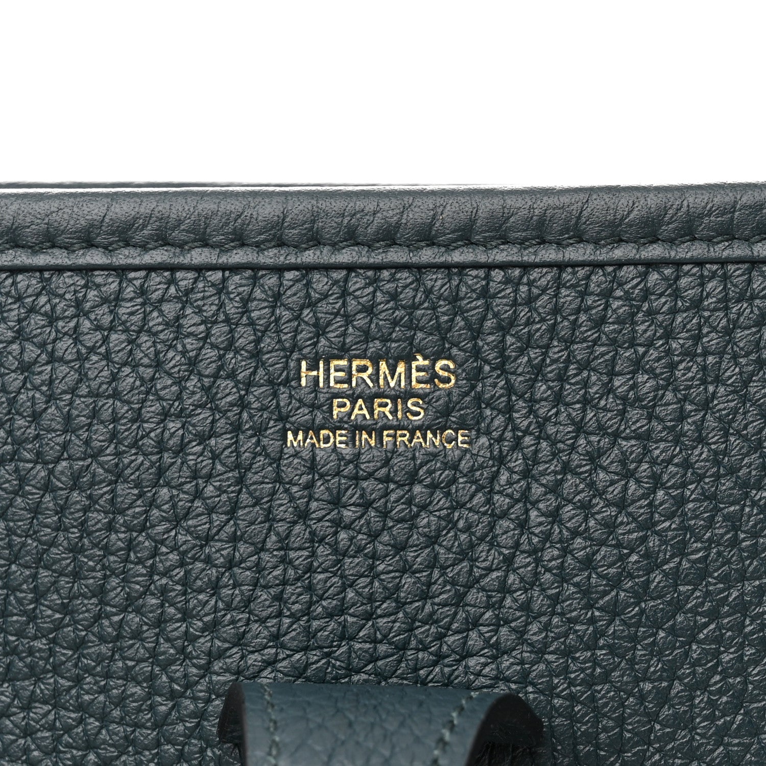 Hermes Taurillon Clemence Evelyne III PM Vert Cypress 3 of 10