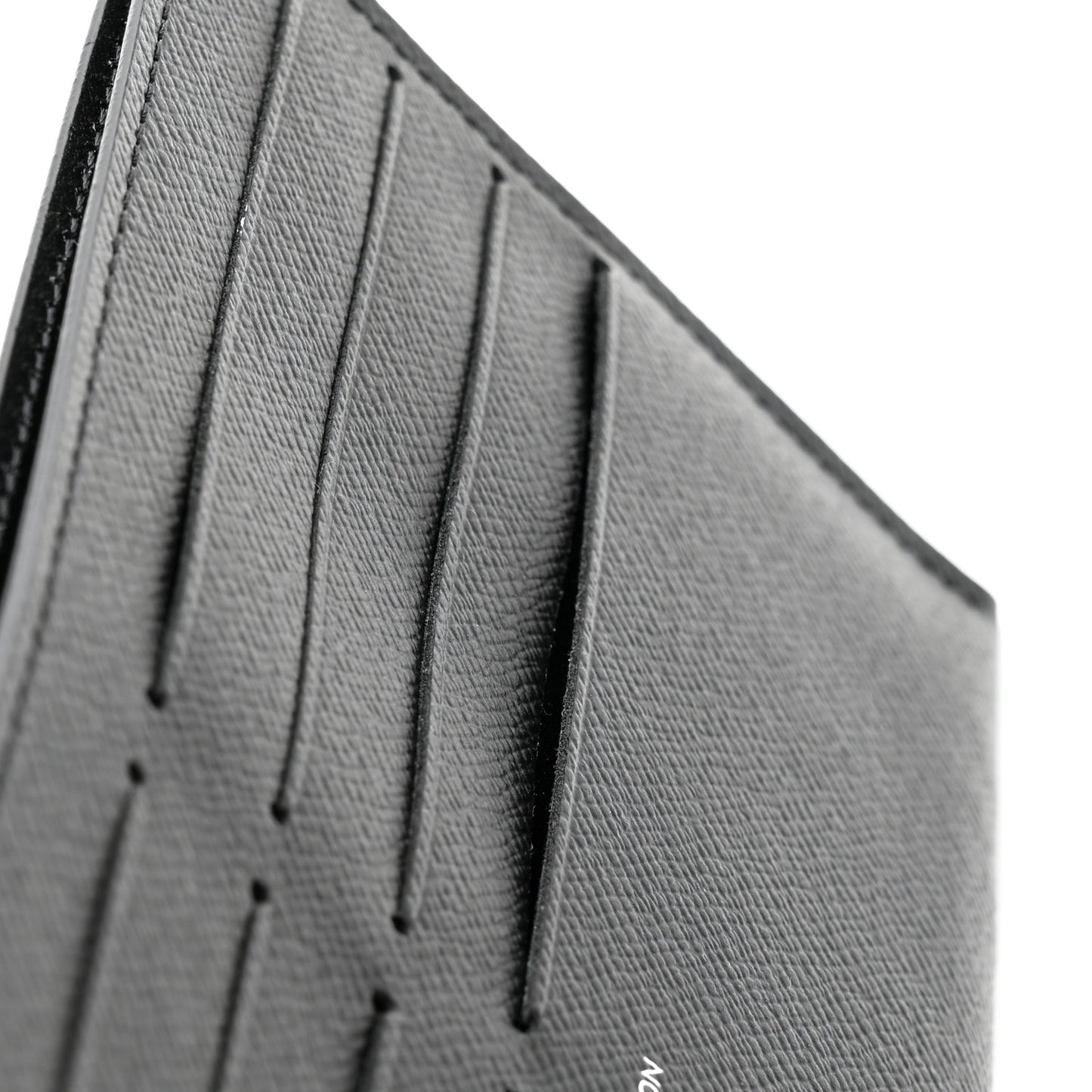 Calfskin Felicie Chain Wallet Card Holder Insert Black