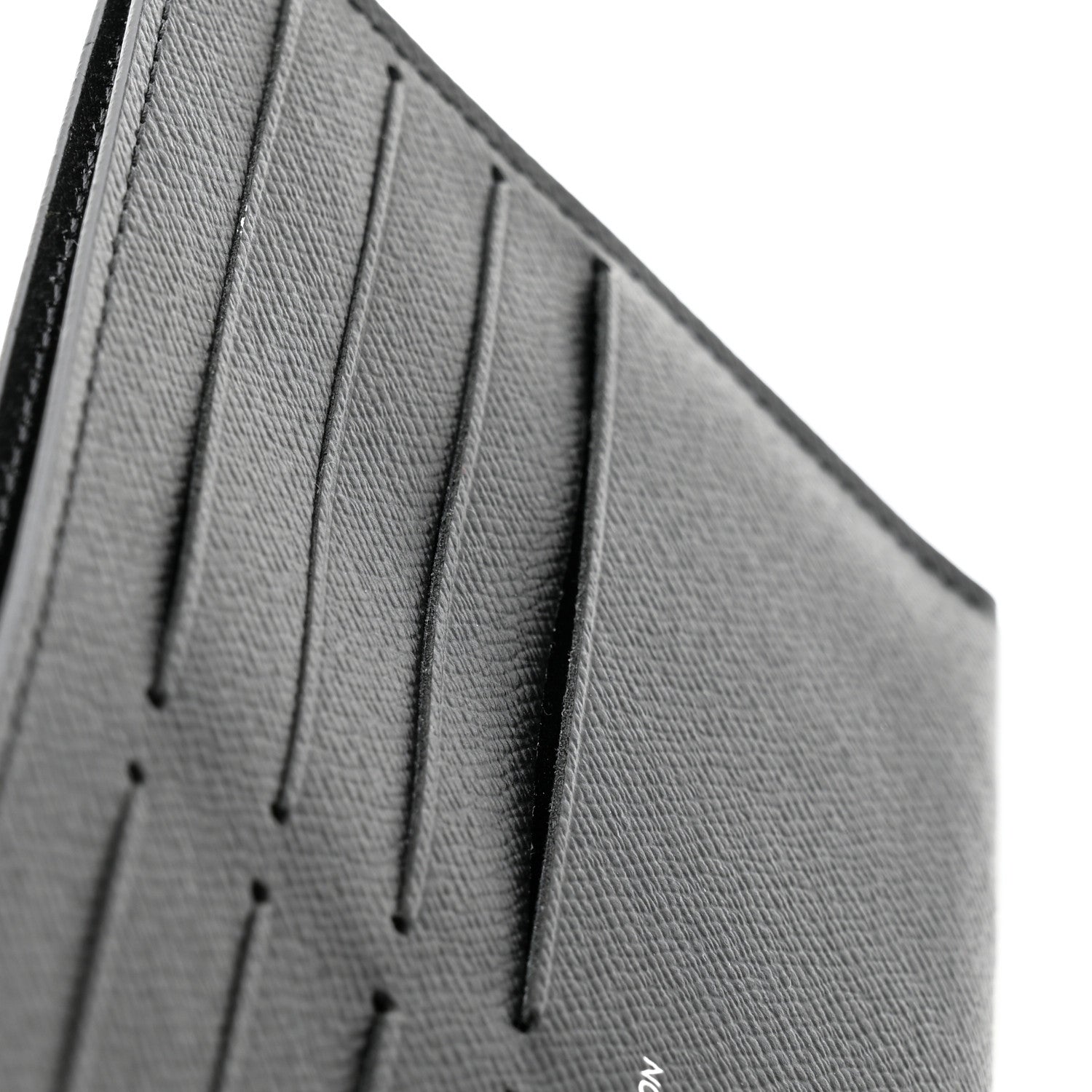 Louis Vuitton Calfskin Felicie Chain Wallet Card Holder Insert Black 7 of 7