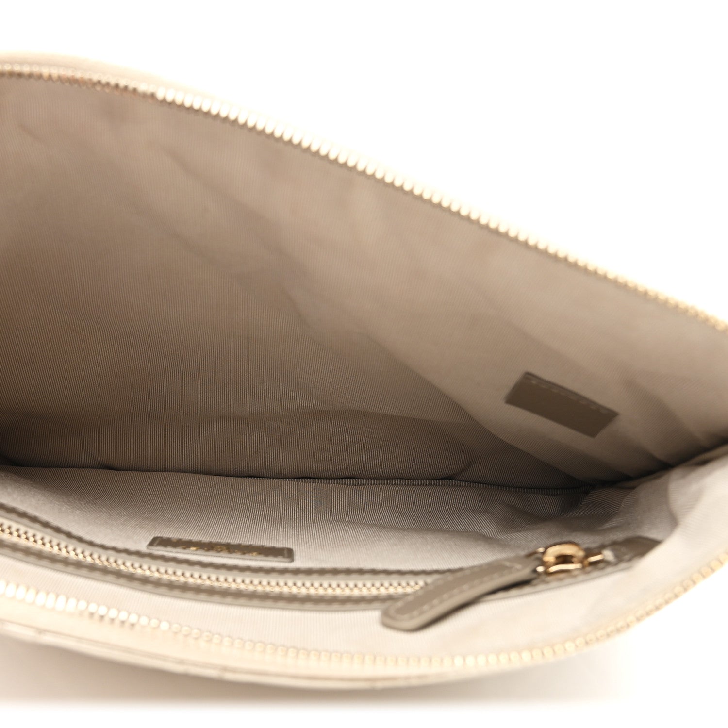 Chanel Metallic Aged Calfskin Quilted Medium 2.55 Reissue Cosmetic Case Gold 5 of 8