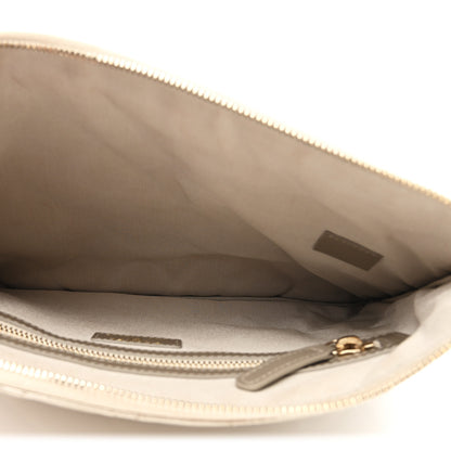 Chanel Metallic Aged Calfskin Quilted Medium 2.55 Reissue Cosmetic Case Gold 5 of 8