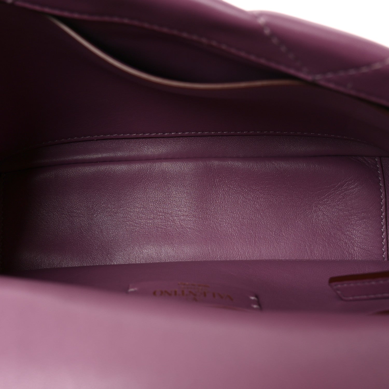 Valentino Garavani Nappa Medium Roman Stud Shoulder Bag Malva 5 of 10