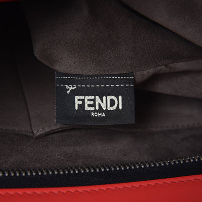 Fendi Vitello Baltico Dolce Shiny Nappa DotCom Satchel Caipiroska Bubblegum 9 of 11