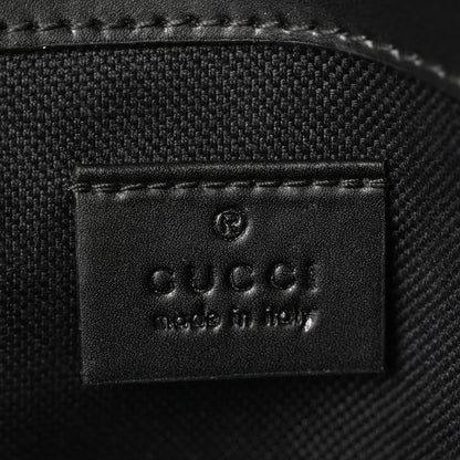 Gucci GG Supreme Monogram Web Slim Belt Bag Black Grey 6 of 11