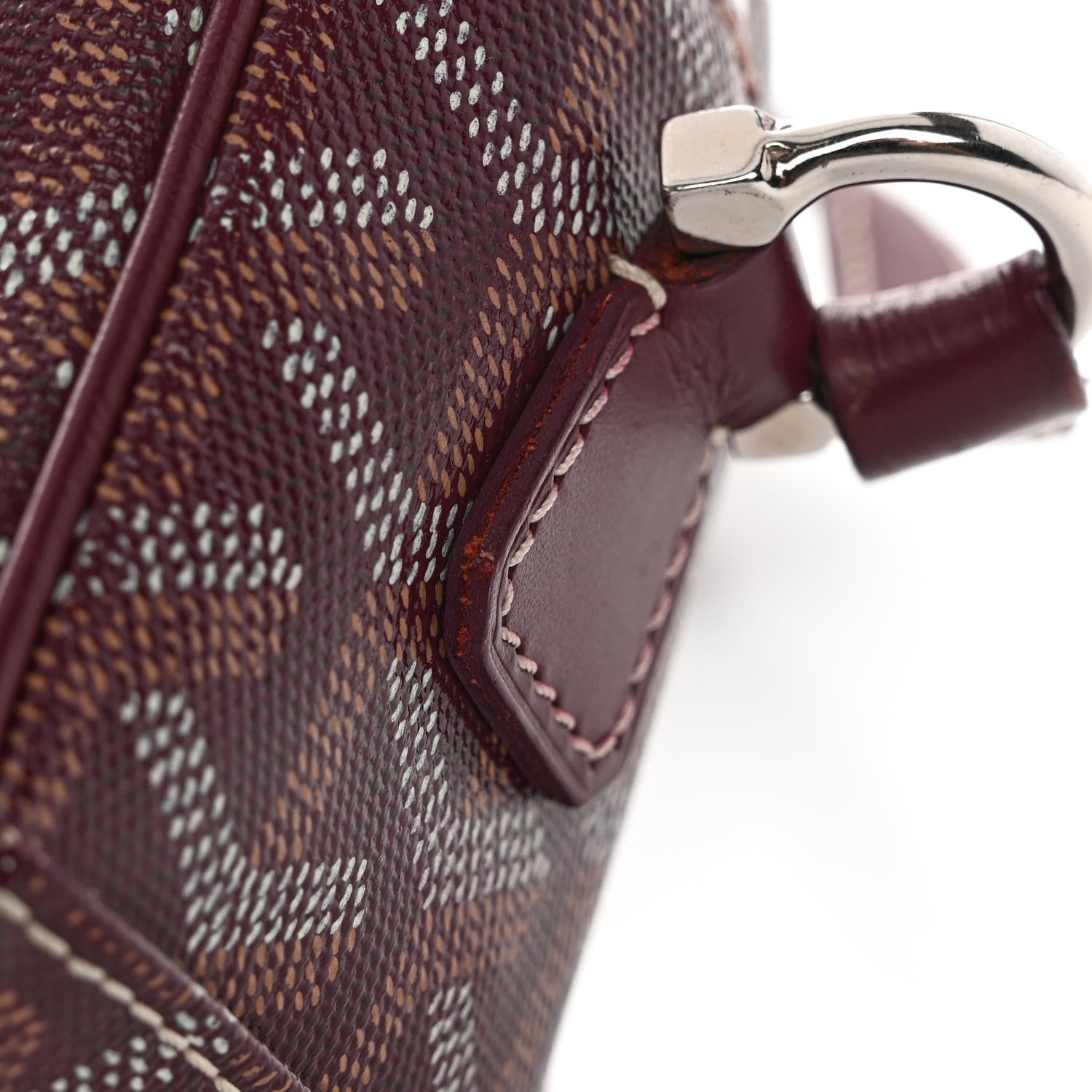 Goyard Goyardine Sac Cap Vert Burgundy 10 of 10