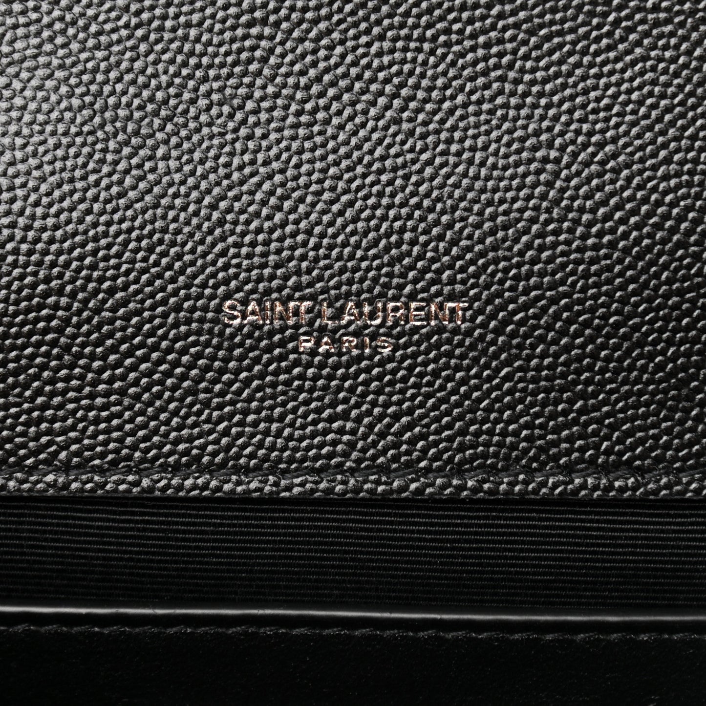Grain De Poudre Textured Mixed Matelasse Triquilt Medium Monogram Satchel Black