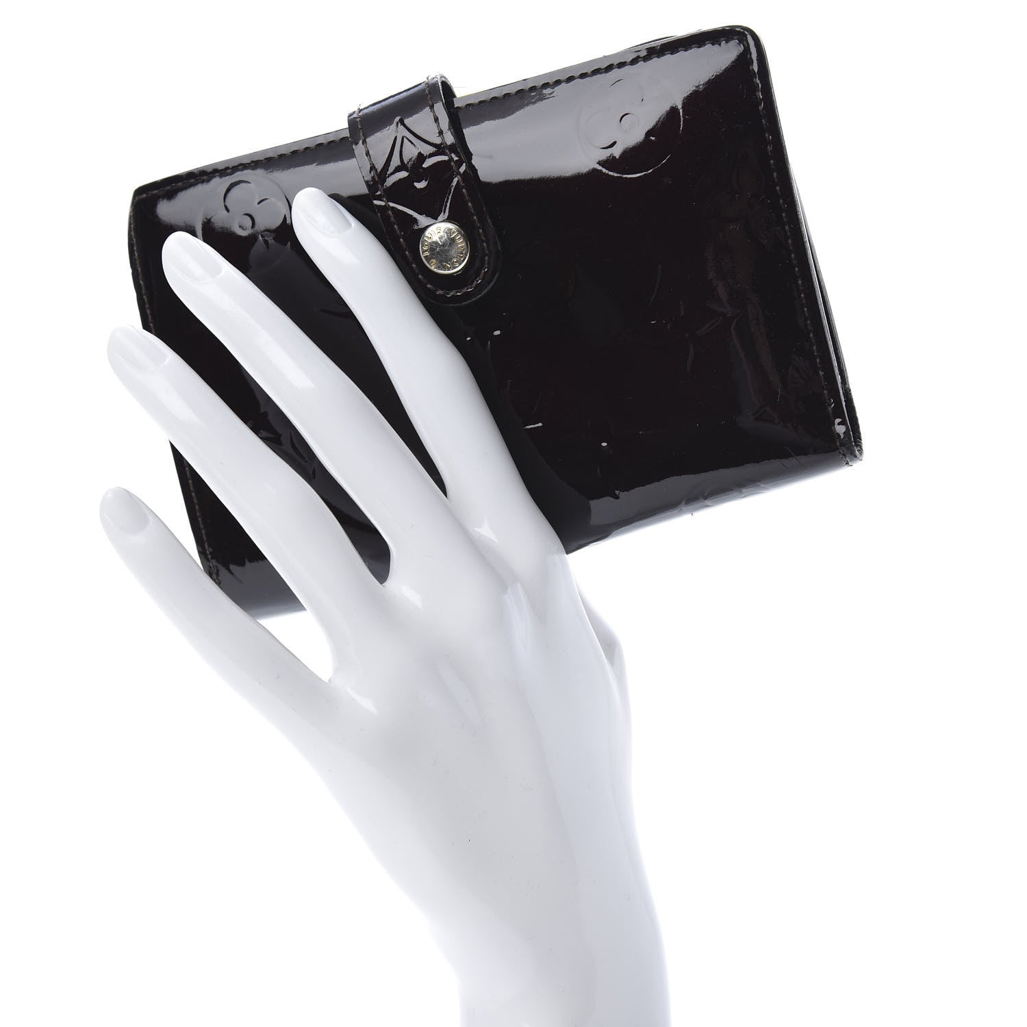 Louis Vuitton Vernis French Purse Wallet Amarante 2 of 10