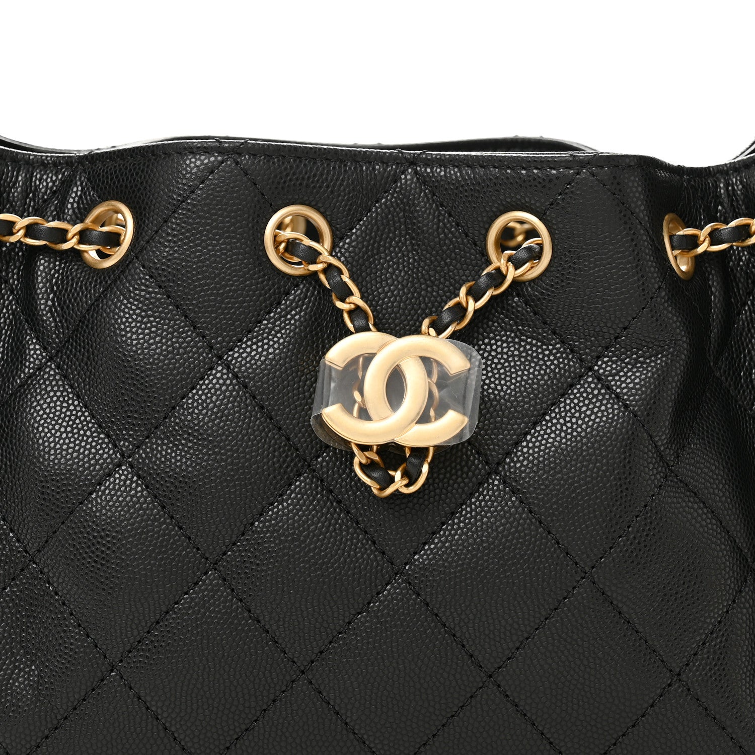 Chanel Caviar Quilted Mini Chanel 25 Handbag Black 8 of 11