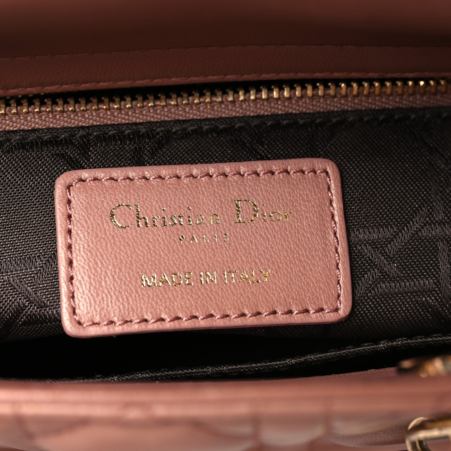 Christian Dior Lambskin Cannage Small My ABCDior Lady Dior Fard 6 of 10