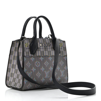 Louis Vuitton Monogram LV Pop Mini City Steamer Blue 2 of 9