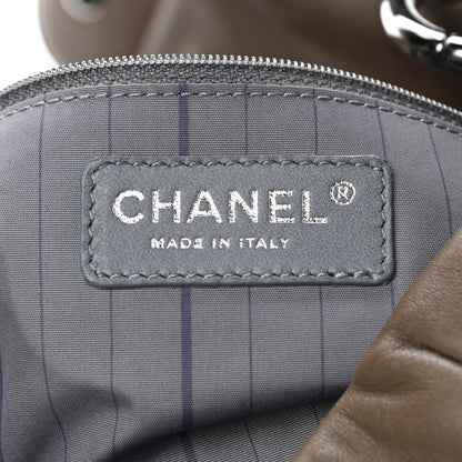 Chanel Lambskin Quilted Jumbo Origami Soft Squares Flap Khaki 6 of 10