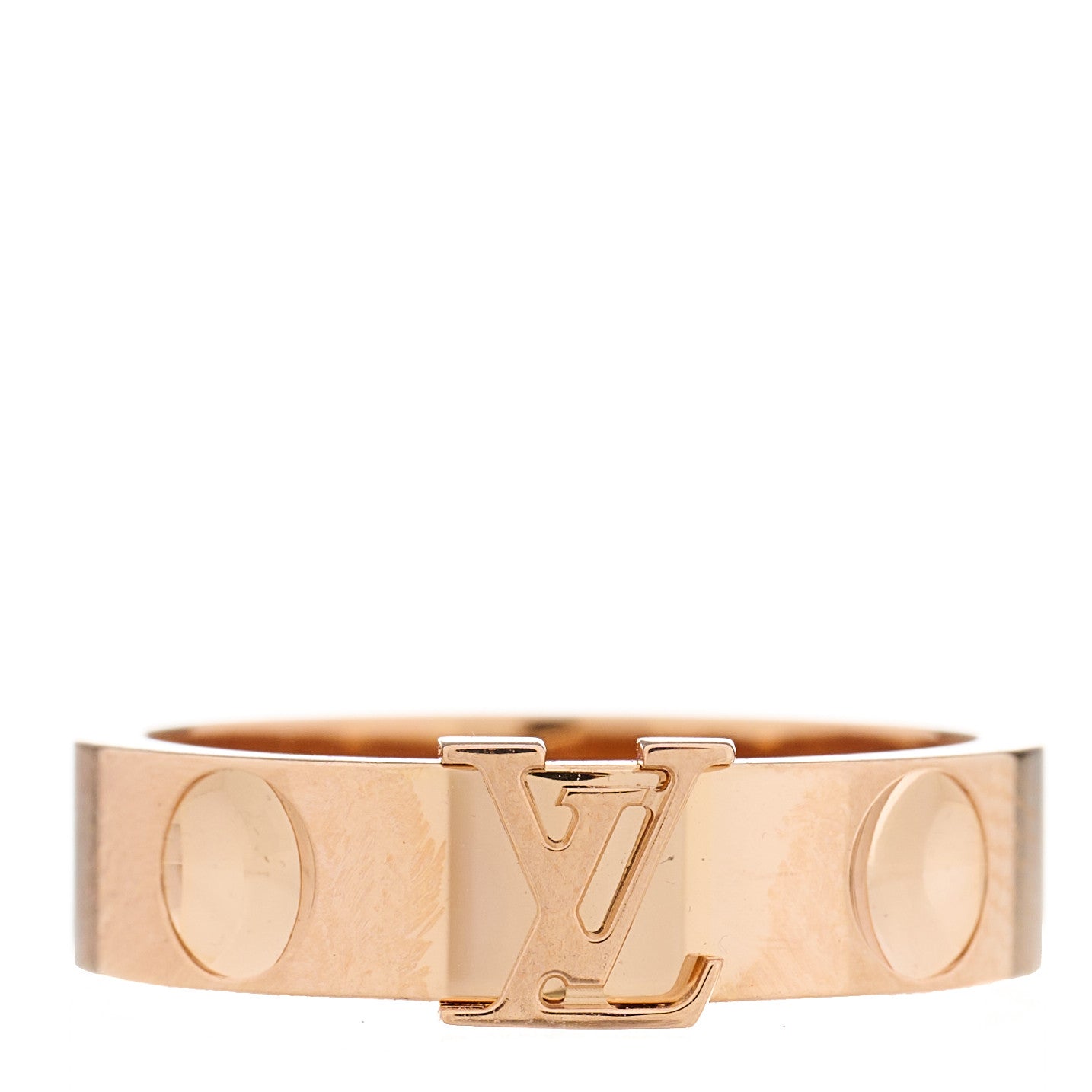 18K Pink Gold Empreinte LV Ring 55 7.25