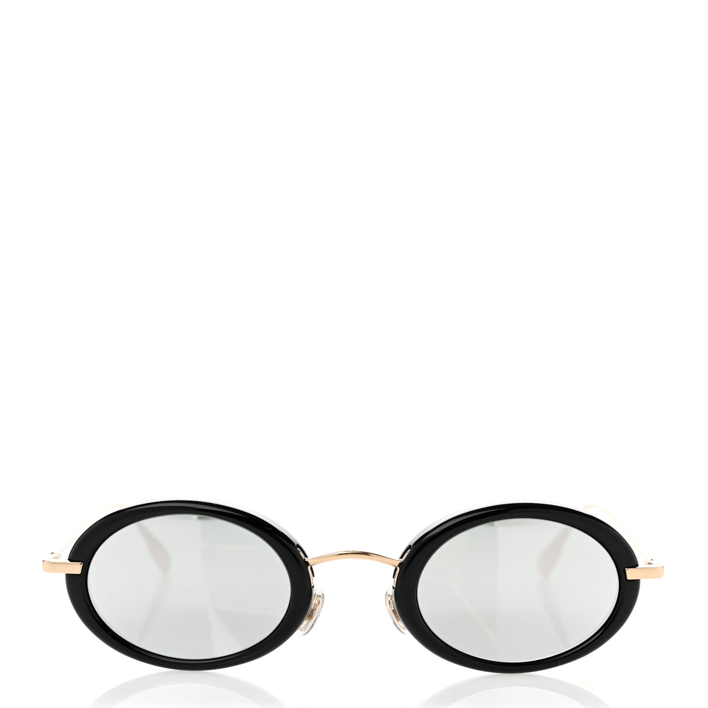 Hypnotic 2 Round Sunglasses Gold Black