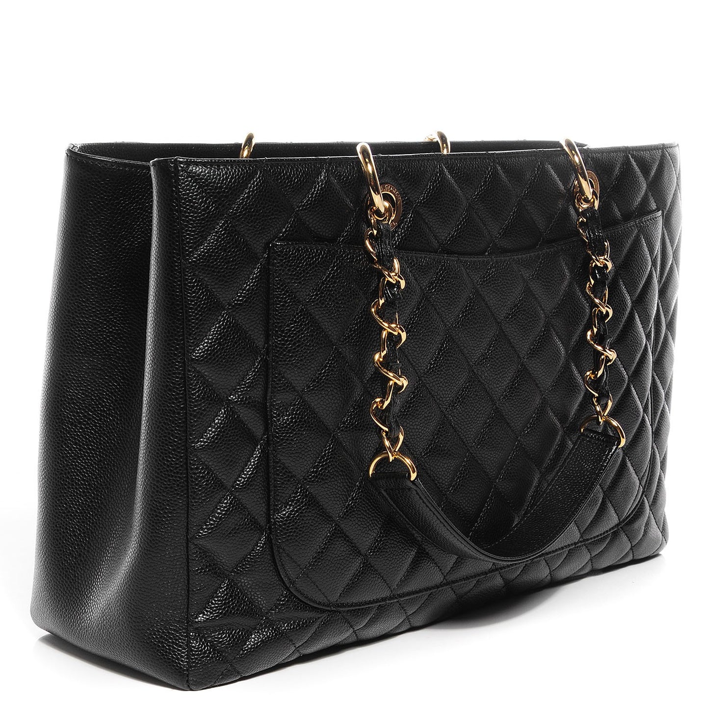 Caviar XL Grand Shopping Tote GST Black
