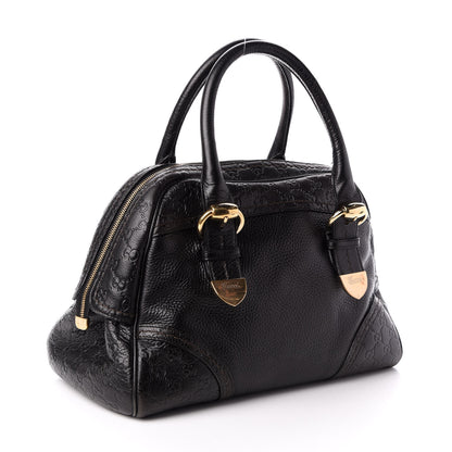 Gucci Guccissima Signoria Large Dome Bag Black 3 of 9