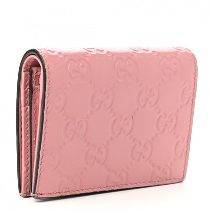 Gucci Guccissima Cherries Card Case Wallet Pink 3 of 8