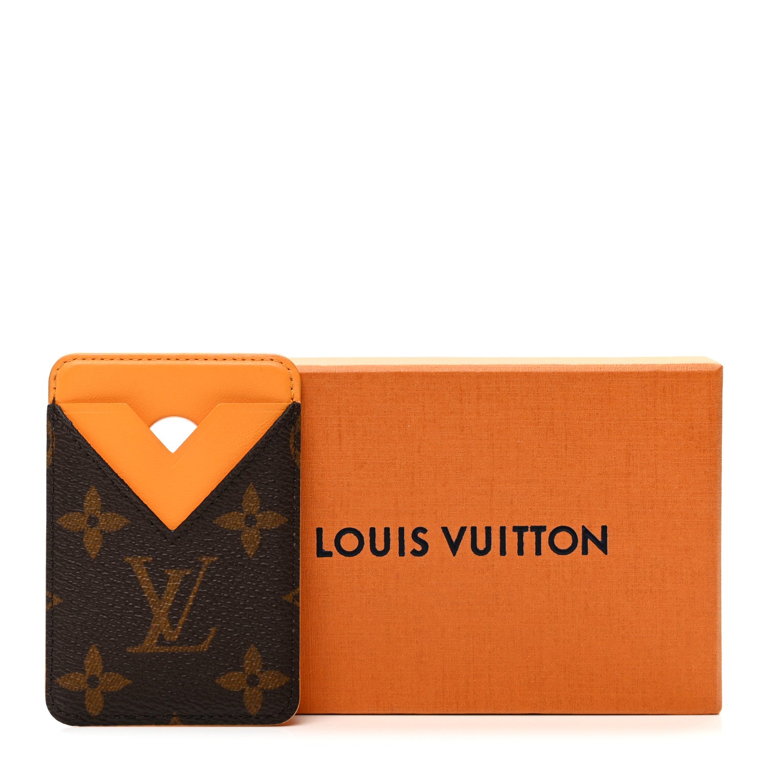 Louis Vuitton Monogram Macassar Magnetic Card Holder Safran Yellow 6 of 6