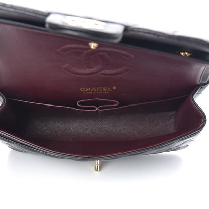 Chanel Lambskin Quilted Medium Double Flap Black 5 of 14