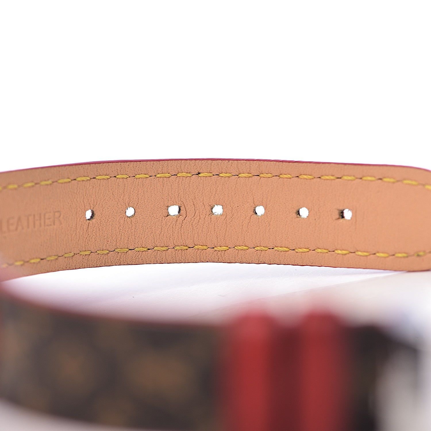 Louis Vuitton Stainless Steel Monogram 28mm Tambour Quartz Watch Brown 9 of 9