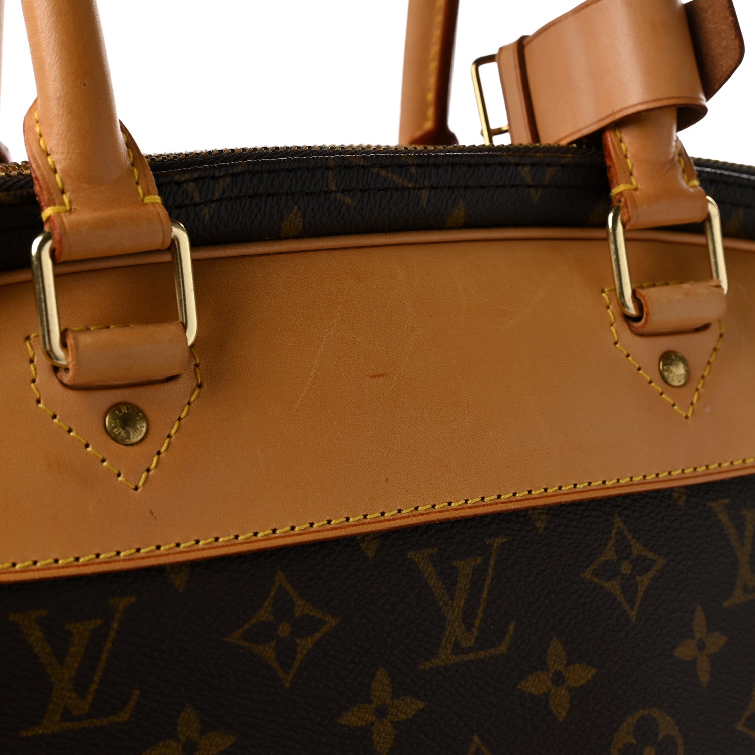 Louis Vuitton Monogram Alize 3 Compartment Bag 10 of 10
