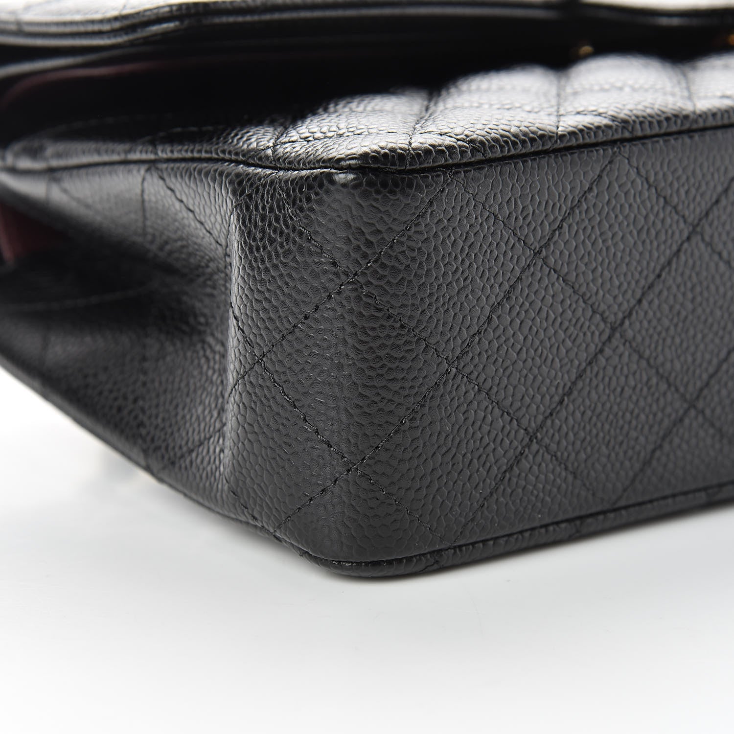 Chanel Caviar Quilted Medium Double Flap Black 9 of 11