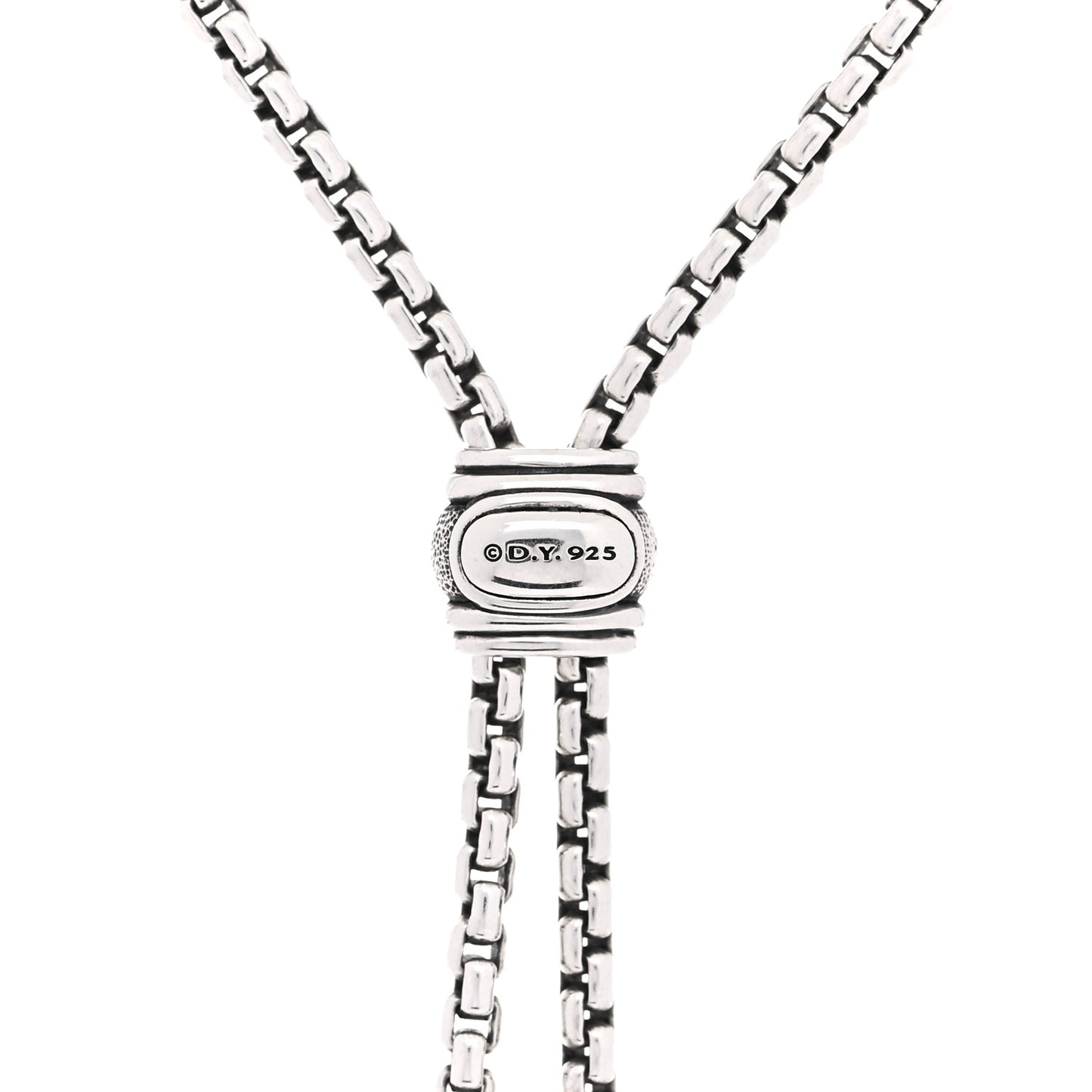 Sterling Silver Diamond Renaissance Tassel Necklace