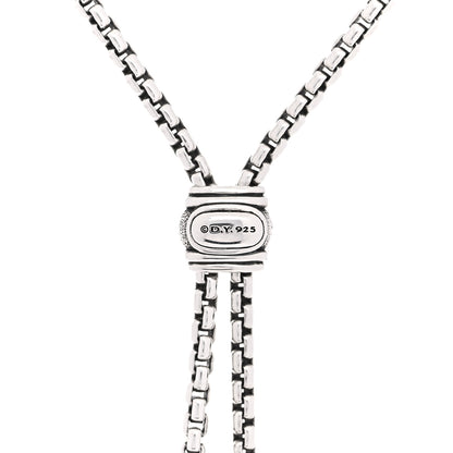 David Yurman Sterling Silver Diamond Renaissance Tassel Necklace 4 of 4