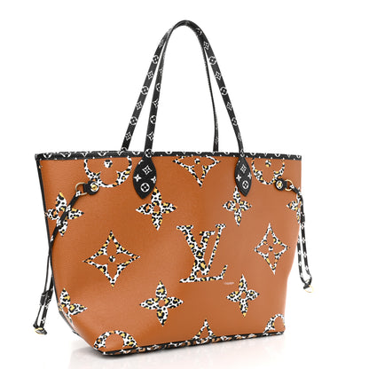 Louis Vuitton Monogram Giant Jungle Neverfull MM Black 3 of 16