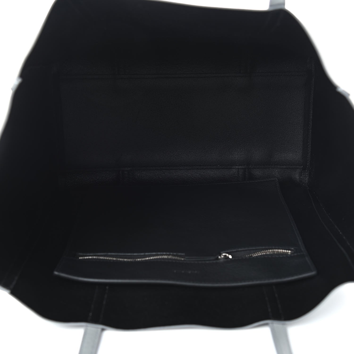 Balenciaga Smooth Calfskin Logo Double Sided Small Everyday Tote Balenciaga Grey Black 5 of 8
