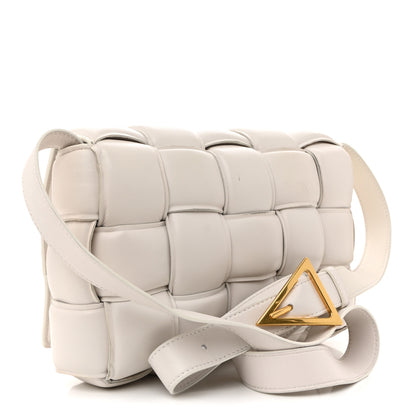 Bottega Veneta Nappa Maxi Intreccio Padded Cassette Crossbody Bag Chalk 3 of 11