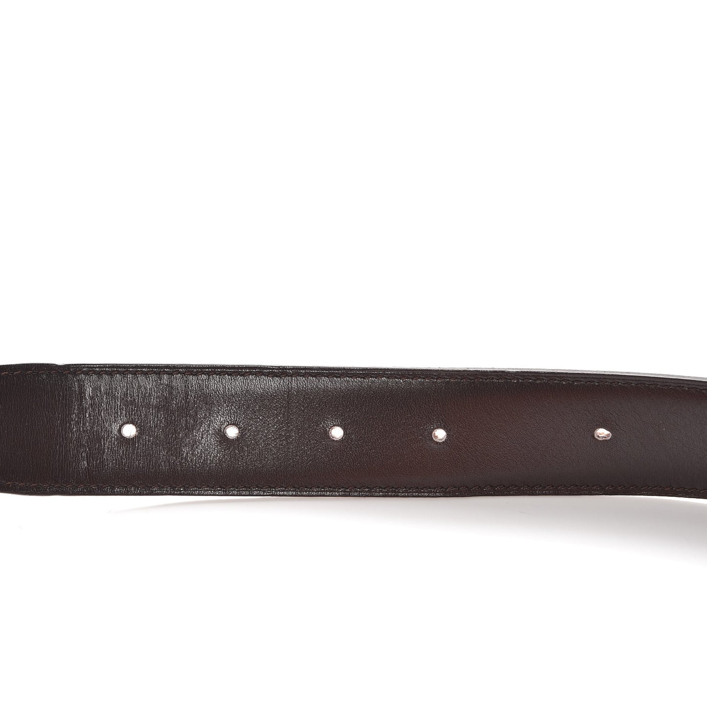 Box Togo Reversible Belt Strap 85 Orange Chocolate