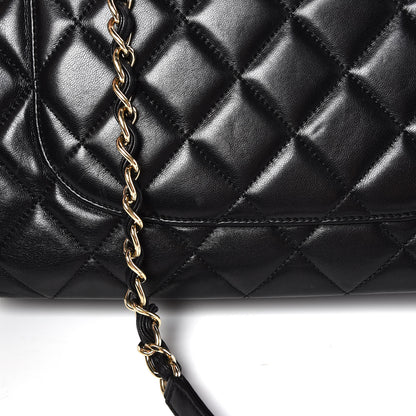 Chanel Lambskin Quilted Large Trendy CC Dual Handle Flap Bag Black 15 of 15