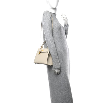 Hermes Epsom Kelly Sellier 25 Craie 2 of 11