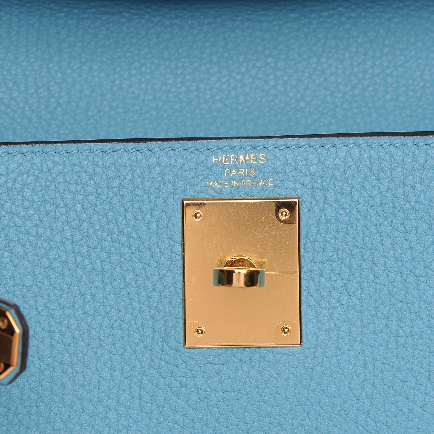 Hermes Taurillon Clemence Kelly Retourne 28 Bleu Saint Cyr 15 of 30