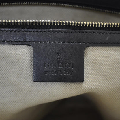 Gucci Monogram Vintage Web Medium Half Moon Hobo Navy 8 of 10