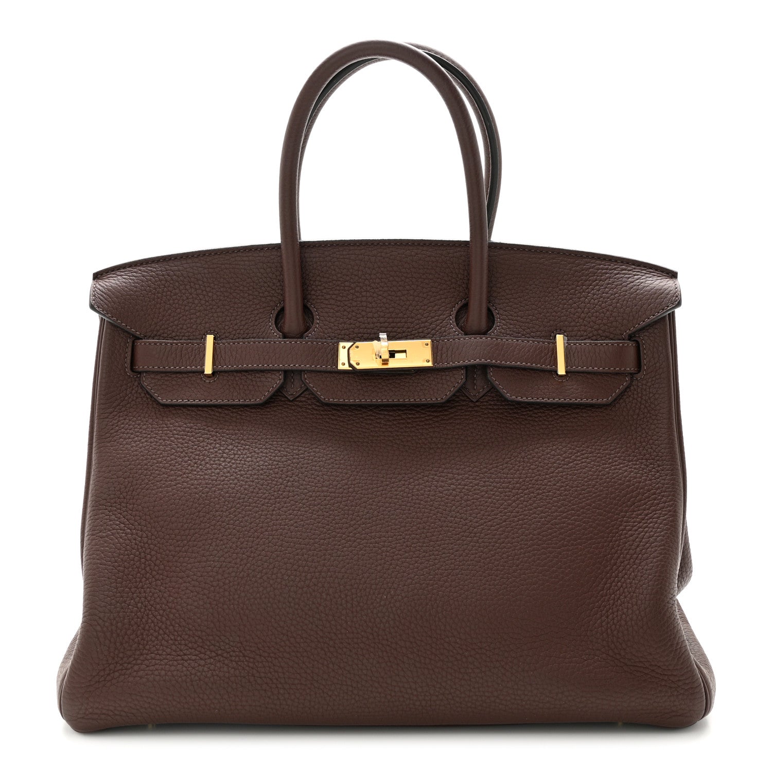 Hermes Taurillon Clemence Birkin 35 Havane 1 of 13