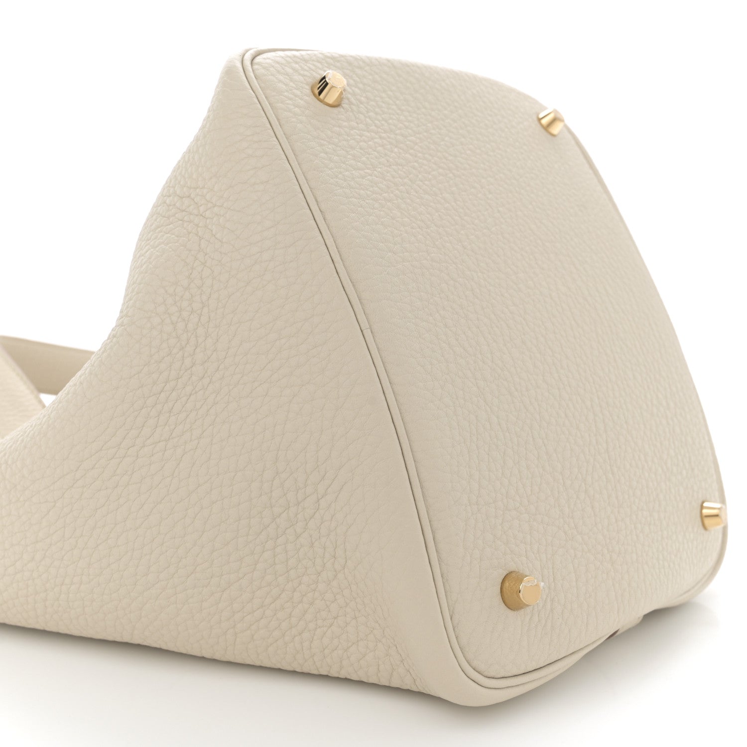 Hermes Taurillon Clemence Picotin Lock 22 MM Beton 9 of 10